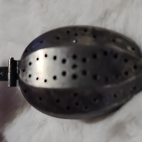 Elegant Silver Tea Infuser FRENCH PLATED - Picture 2 of 8